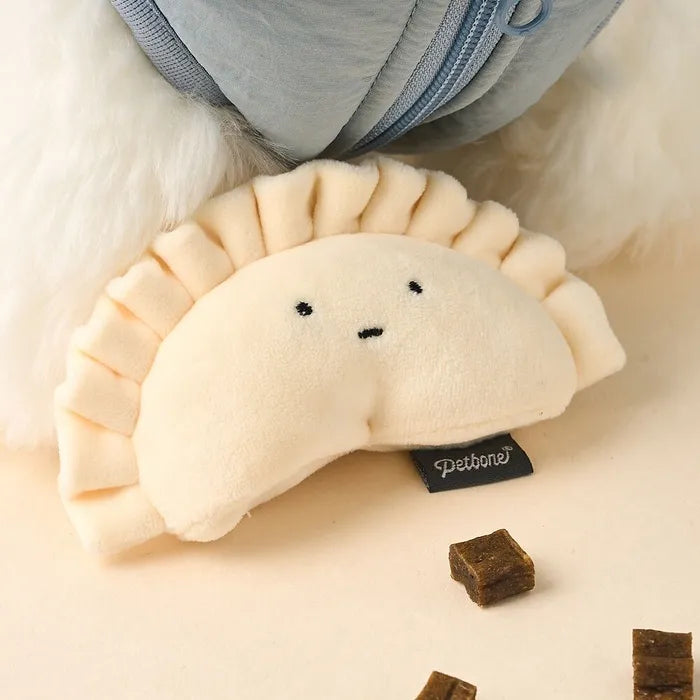 【Petbone】ノーズワーク餃子トイ（スクィーク入り）