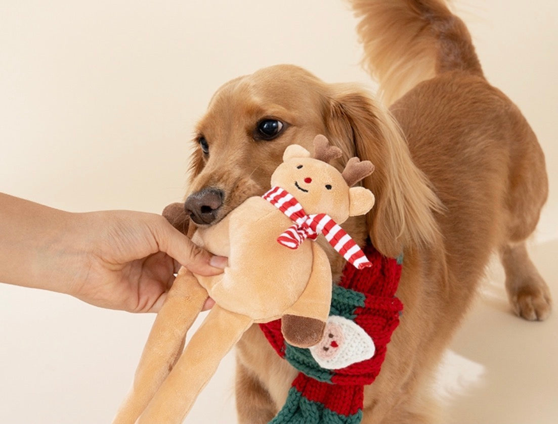【Petbone】クリスマスロングトイ　ルドルフ
